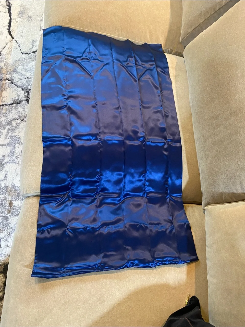 NEW Blissy Blue 100% Silk King Size pillowcase
